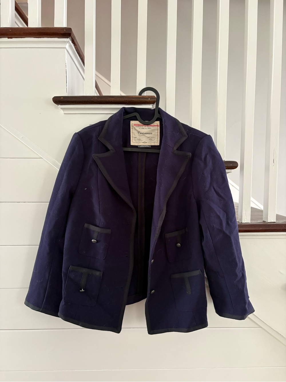 Cartonnier Navy Blue Tailored Blazer